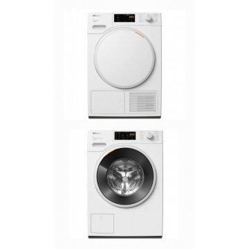 Miele WWB380 WCS 125 Edition + TWC660 WP 125 Edition Σετ Πλυντήριο & Στεγνωτήριο Ρούχων